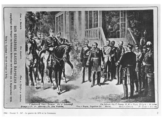 Encuentro entre el Emperador Napoleón III (1808-73) y el Kaiser Guillermo I (1797-1888) en el Castillo de Bellevue cerca de Sedan el 2 de septiembre de 1870